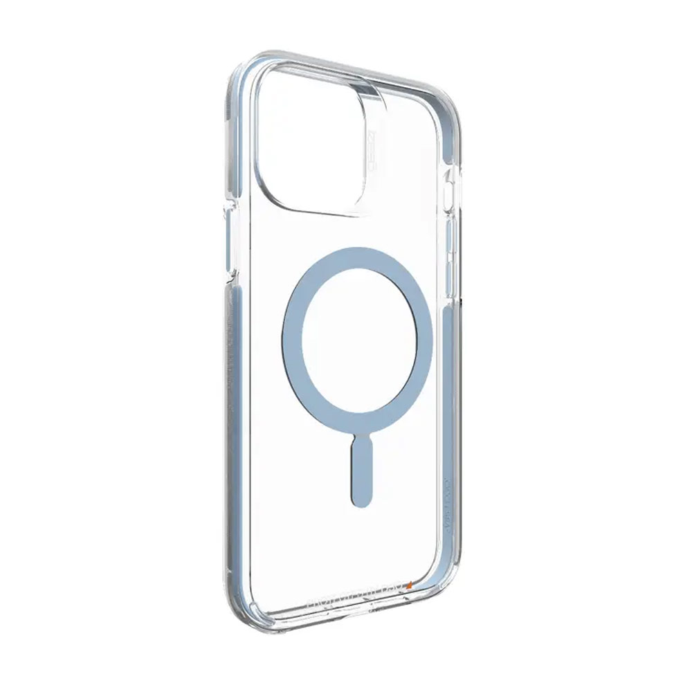 Picture of Apple iPhone 13 Pro 6.1 | Gear4 D30 Santa Cruz Snap Clear Impact Protection with MagSafe Compatibility for iPhone 13 Pro 6.1 (Light Blue)
