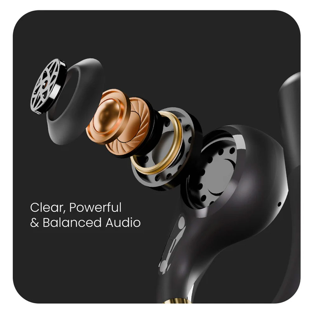 Picture of HiFuture VibeMate Premium Bluetooth 5.4 Comfort Open Ear Headphones Waterproof with ENC Noise Cancellation (Hot Pink)