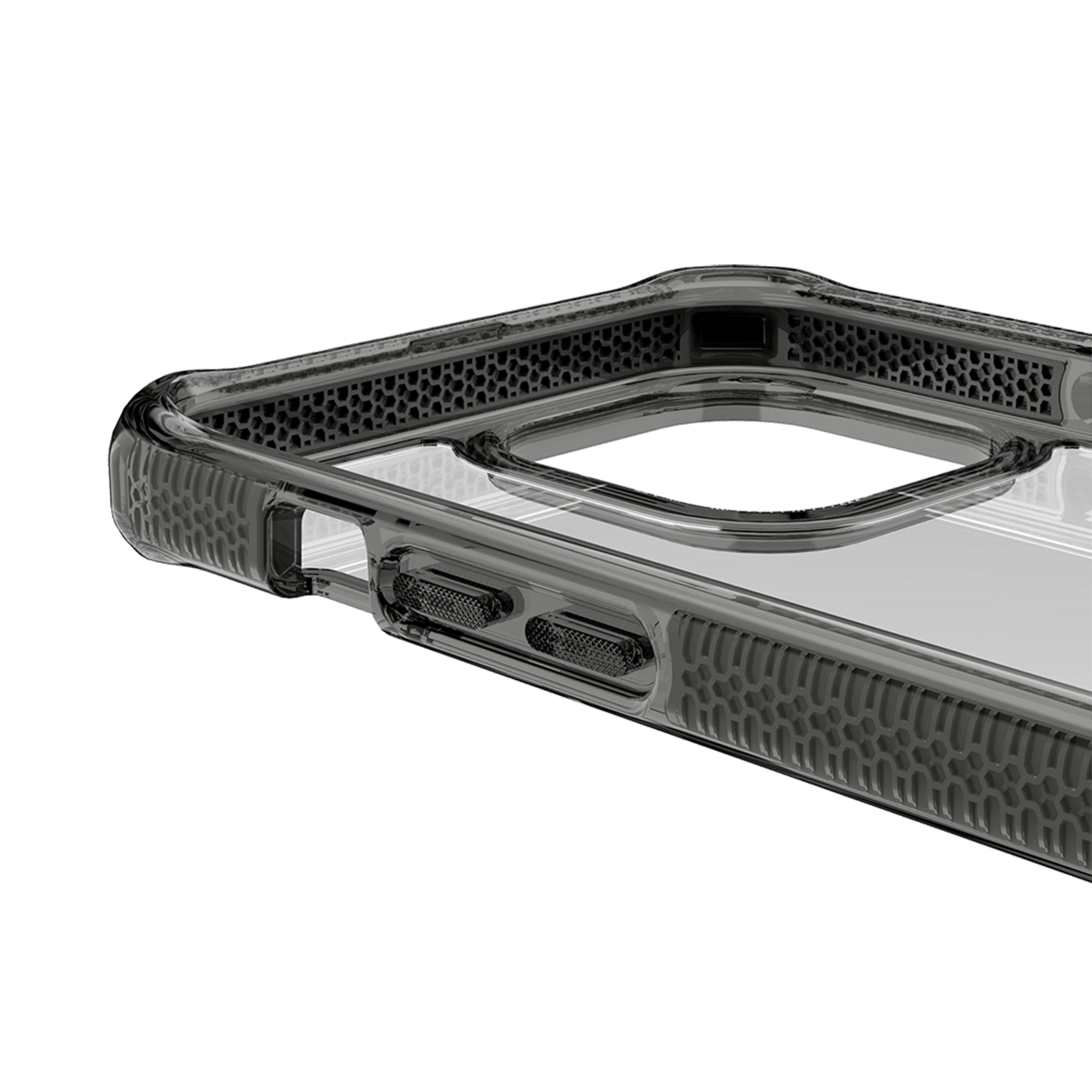 Picture of Apple iPhone 13 Pro 6.1 Case | ITSKINS SUPREME CLEAR Certified Antishock Extreme Impact Case for iPhone 13 Pro 6.1 (Smoke Transparent)