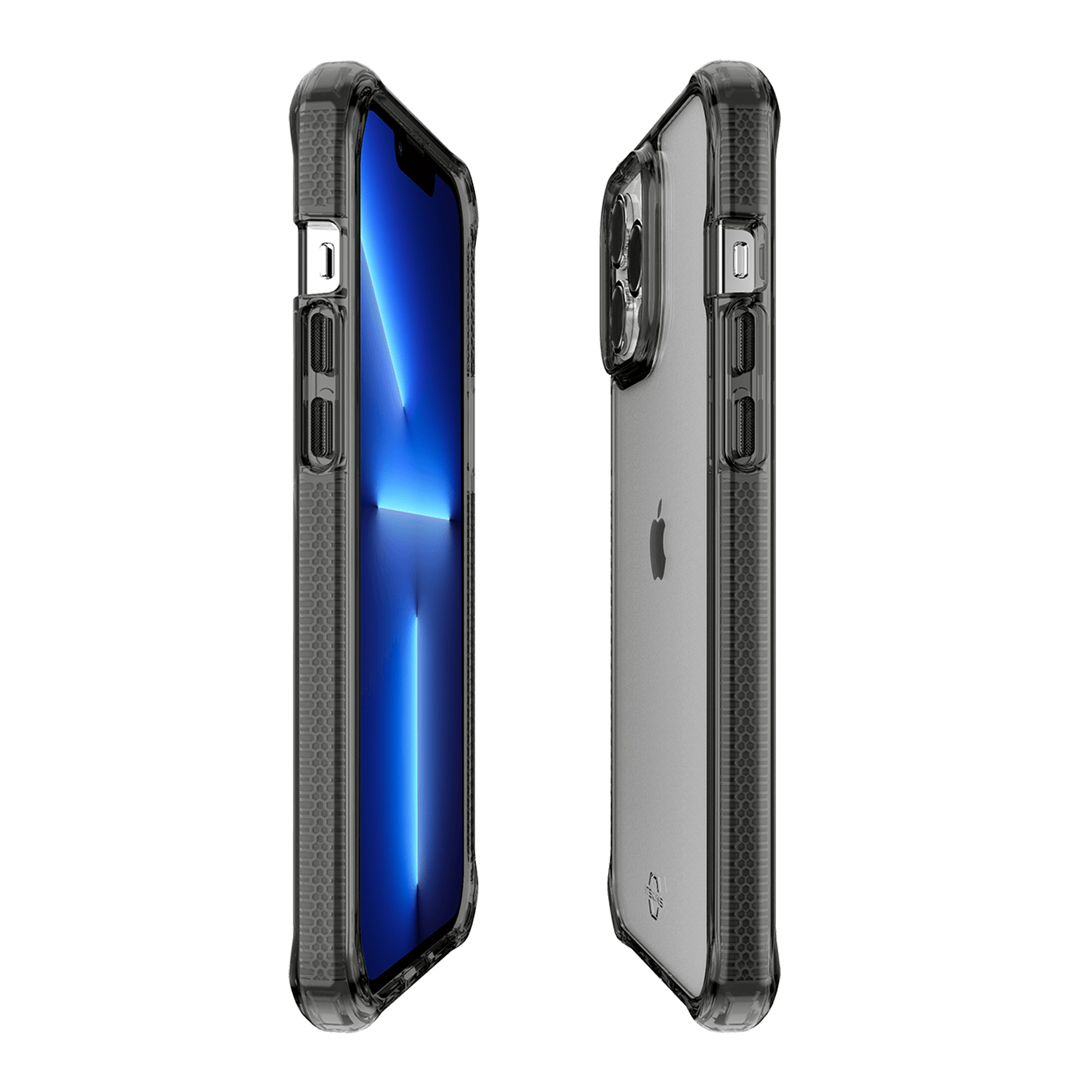 Picture of Apple iPhone 13 Pro 6.1 Case | ITSKINS SUPREME CLEAR Certified Antishock Extreme Impact Case for iPhone 13 Pro 6.1 (Smoke Transparent)