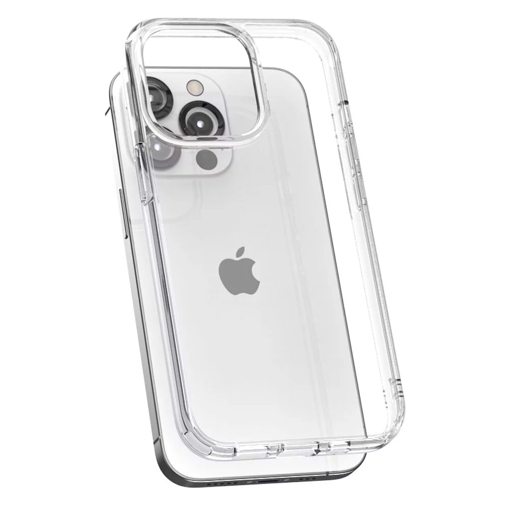 Picture of Apple iPhone 13 Pro 6.1 Case | JTLEGEND Hybrid Cushion Drop Protection Case with Camera Lens Protection Raised Design Case for iPhone 13 Pro 6.1 (Crystal)
