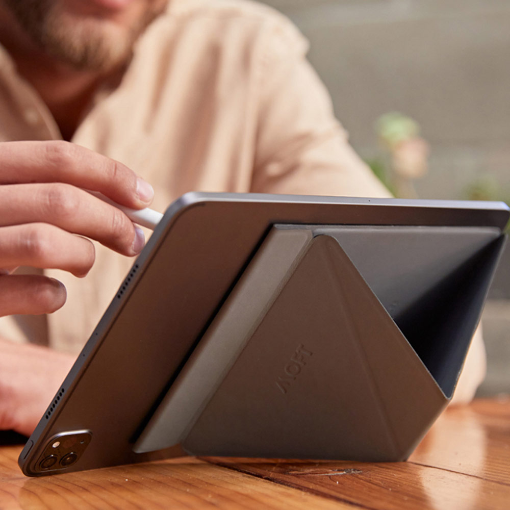 Picture of Apple iPad Air 10.9 2020 | MOFT Snap Tablet Stand Multi Angle Invisible Tablet Stand for iPad iPad Pro iPad Air Tablet (Wanderlust Blue)