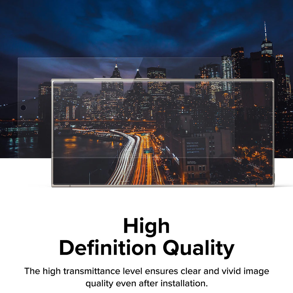 Picture of Samsung Galaxy S24 Ultra Screen Protector | Ringke Easy Slide Tempered Glass Screen Protector with Easy Installation Jig Kit for Samsung Galaxy S24 Ultra (HD Clear) 2 Pack