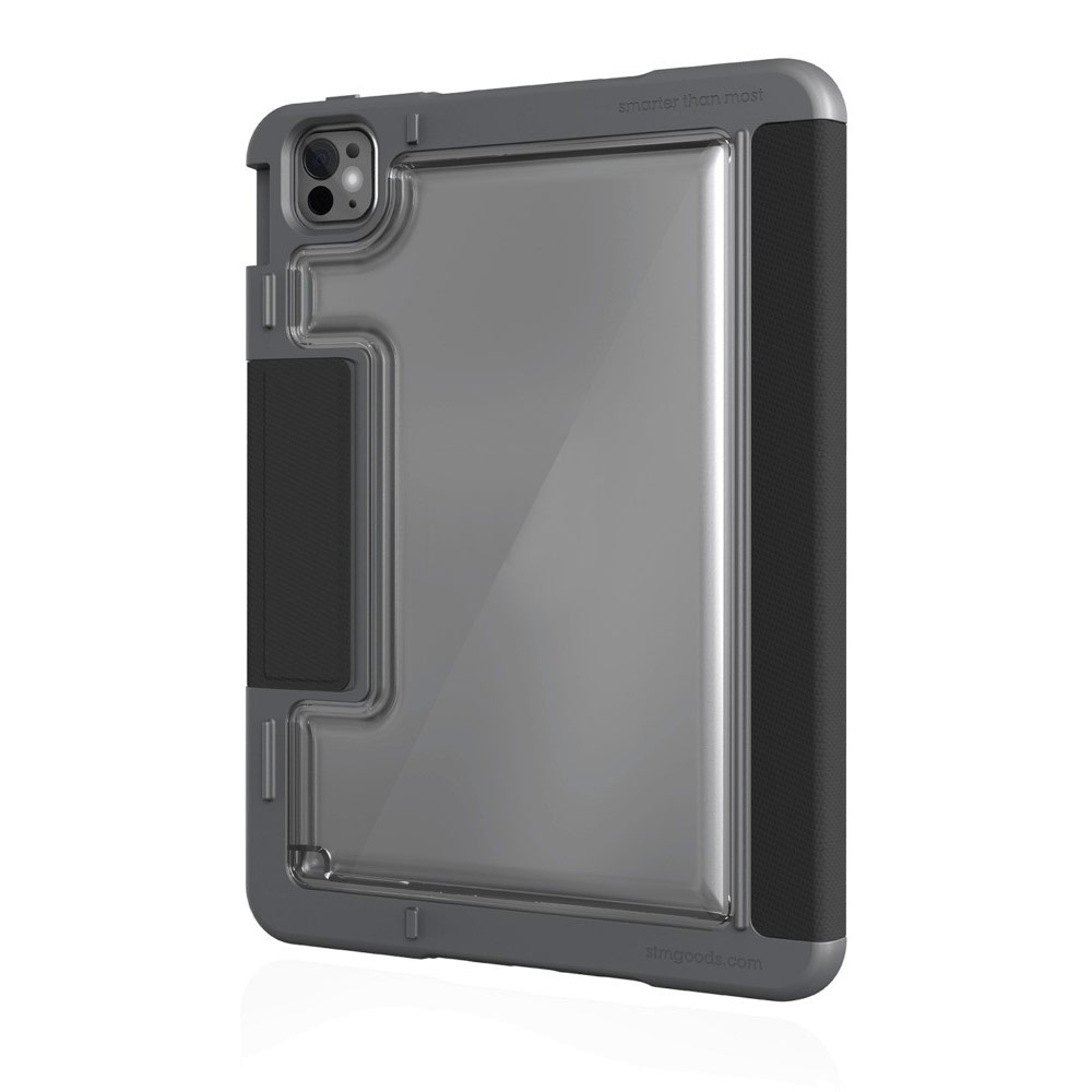 Picture of Apple iPad Pro 13 M4 2024 Case | STM Dux Plus Protection Flip Stand Case for iPad Pro 13 M4 2024 (Black)