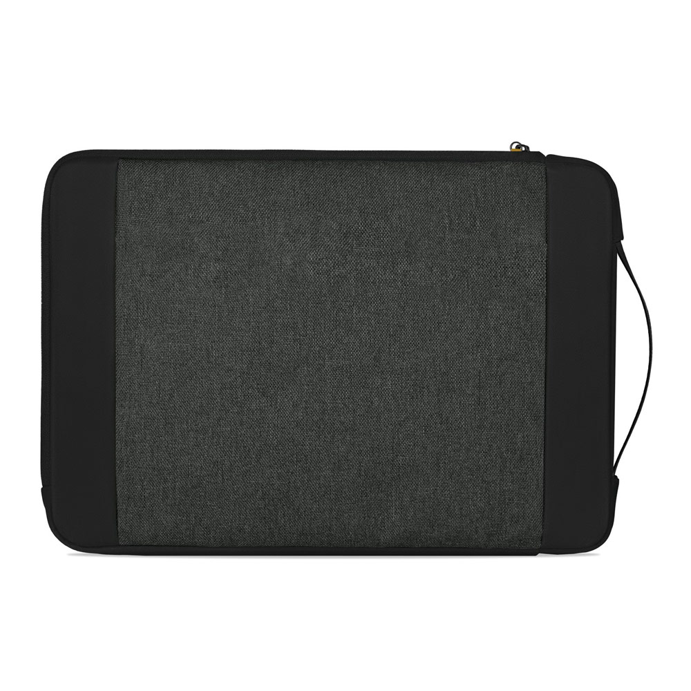 Picture of STM Kin Slim and Lightweight with Shock Absorbing Secure Zip Laptop Sleeve with Accessory Storage Pocket up to 14" (Slate Black)