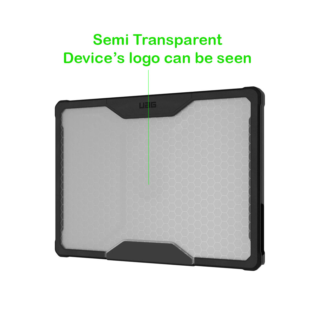 Picture of Apple Macbook Pro 14.2 2021 Case | UAG Plyo Series Drop Protection Cover Casing Case for Macbook Pro 14 M1 Pro M1 Max 2021 A2442 (Ice Black)