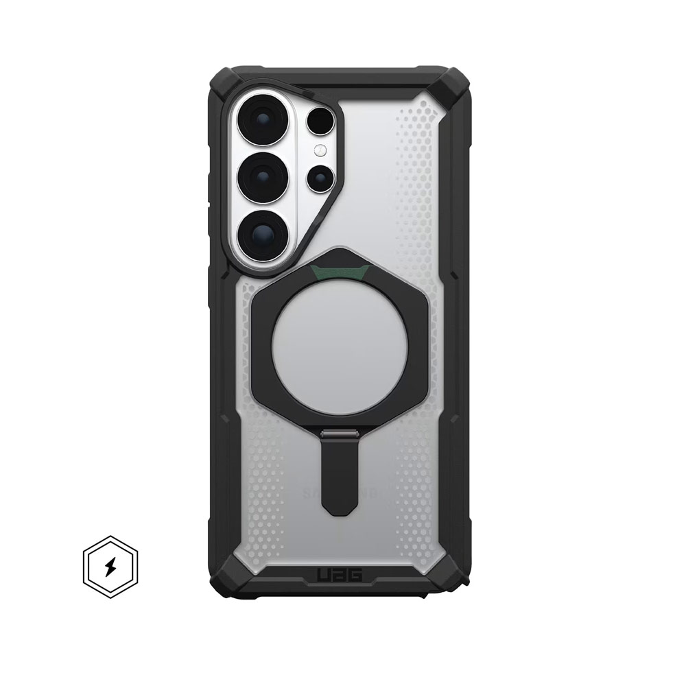 Picture of Samsung Galaxy S26 Ultra Case | UAG Plasma XTE Galaxy S26 Ultra Kickstand Drop Protection Case Case with Magnetic Charging Compatible (Black Clear)