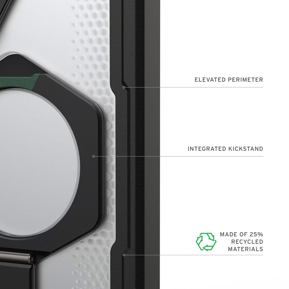 Picture of Samsung Galaxy S26 Ultra Case | UAG Plasma XTE Galaxy S26 Ultra Kickstand Drop Protection Case Case with Magnetic Charging Compatible (Black Clear)