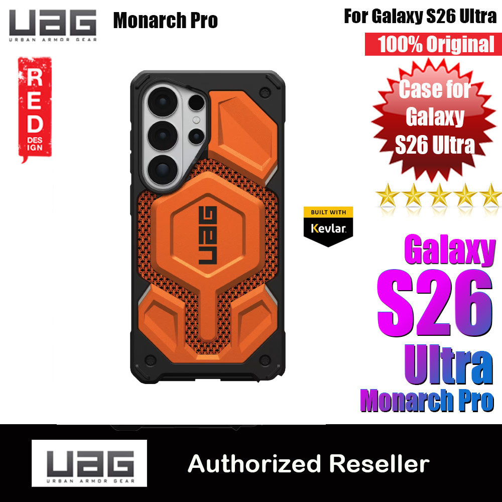 Picture of UAG Monarch Pro Magsafe Compatible Drop Proof Case for Samsung Galaxy S26 Ultra (Burnt Orange) Samsung Galaxy S26 Ultra- Samsung Galaxy S26 Ultra Cases, Samsung Galaxy S26 Ultra Covers, iPad Cases and a wide selection of Samsung Galaxy S26 Ultra Accessories in Malaysia, Sabah, Sarawak and Singapore 