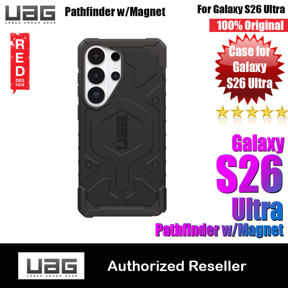 Picture of UAG Pathfinder Magsafe Compatible Drop Proof Case for Samsung Galaxy S26 Ultra (Black) Samsung Galaxy S26 Ultra- Samsung Galaxy S26 Ultra Cases, Samsung Galaxy S26 Ultra Covers, iPad Cases and a wide selection of Samsung Galaxy S26 Ultra Accessories in Malaysia, Sabah, Sarawak and Singapore 