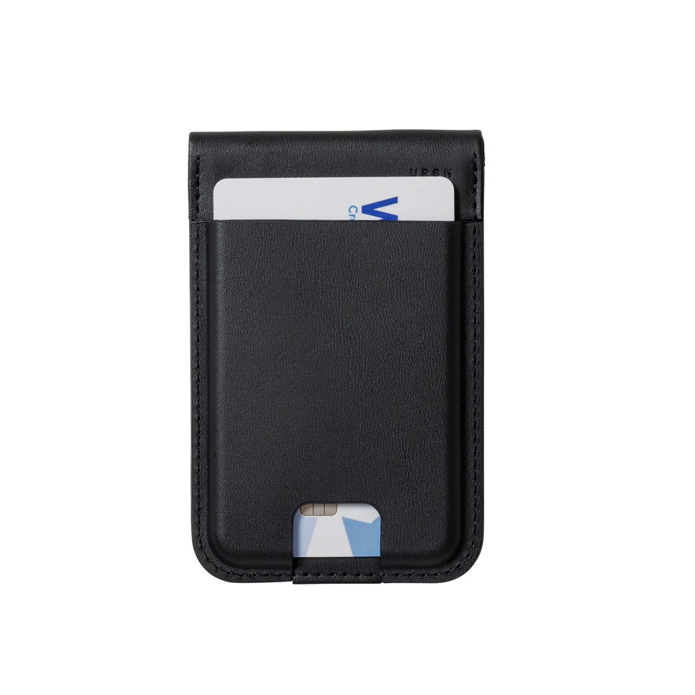 Picture of Apple iPhone 13 6.1 | UAG Metropolis Vegan Leather MagSafe Wallet and Stand Kickstand Card Holder Phone Stand (PU Leather)