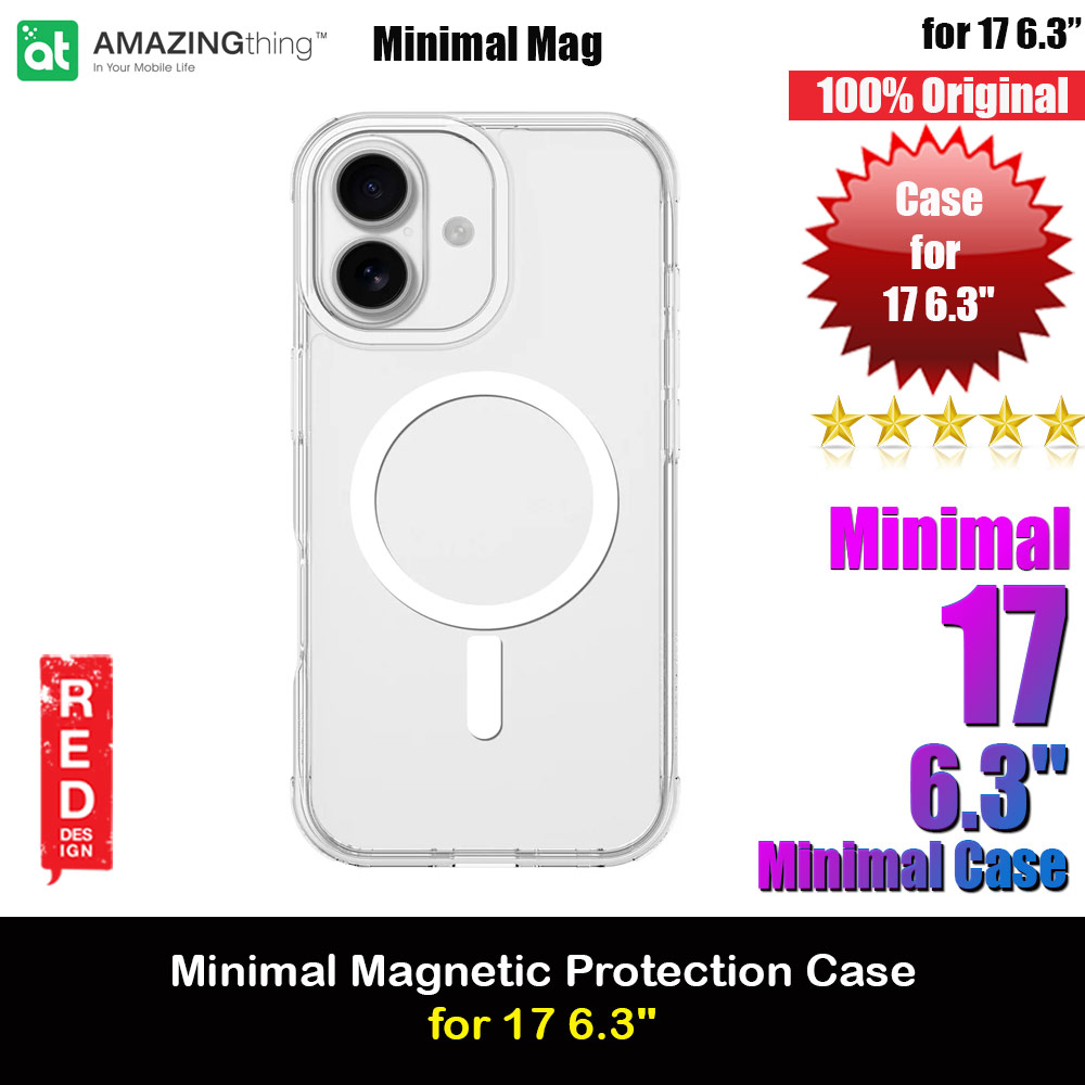 Picture of Amazingthing Minimal Magnetic Slim Protection Case for iPhone 17 6.3 (Clear) Apple iPhone 17 6.3- Apple iPhone 17 6.3 Cases, Apple iPhone 17 6.3 Covers, iPad Cases and a wide selection of Apple iPhone 17 6.3 Accessories in Malaysia, Sabah, Sarawak and Singapore 