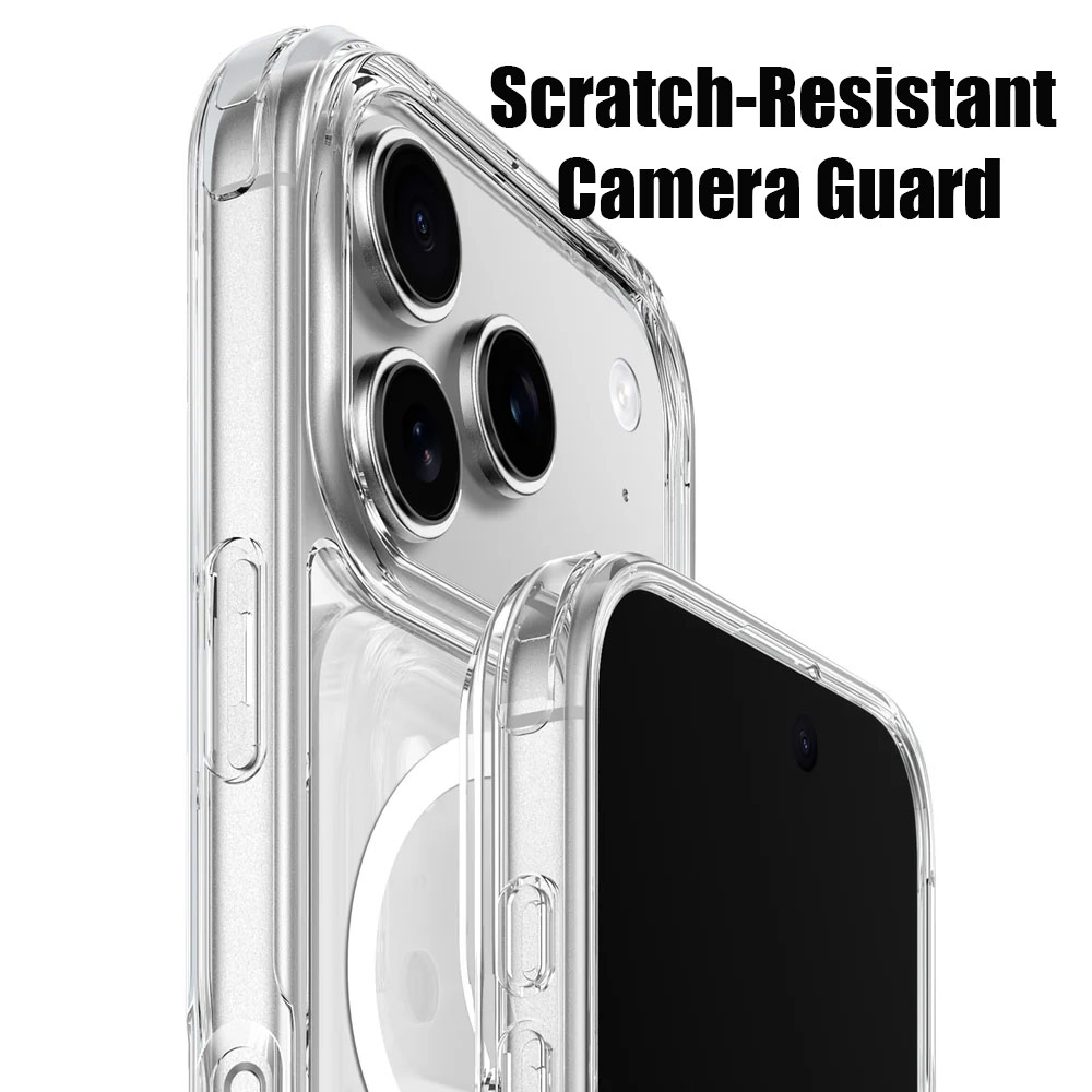 Picture of Apple iPhone Air 6.5 Case | Amazingthing Minimal Magnetic Slim Protection Case for iPhone 17 Air 6.5 (Clear)