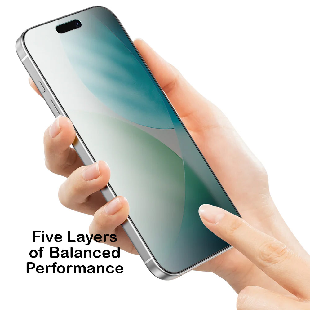 Picture of Apple iPhone 17 6.3  | Amazingthing Radix Matte Anti Glare Full Glass 3D Frame Tempered Glass for iPhone 17 6.3 (Matte)