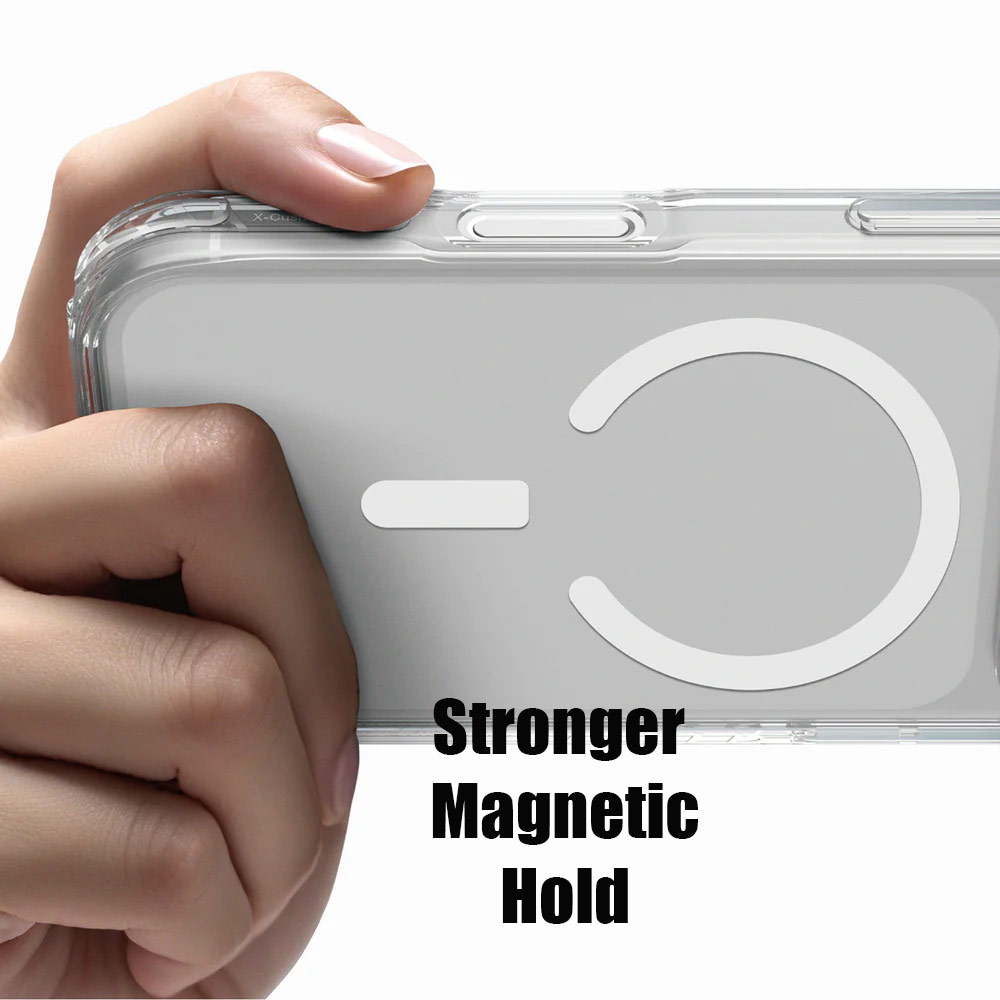 Picture of Apple iPhone 17 Pro Max 6.9 Case | Amazingthing Titan Pro Magnetic Drop Protection Case for iPhone 17 Pro Max 6.9 (Clear)