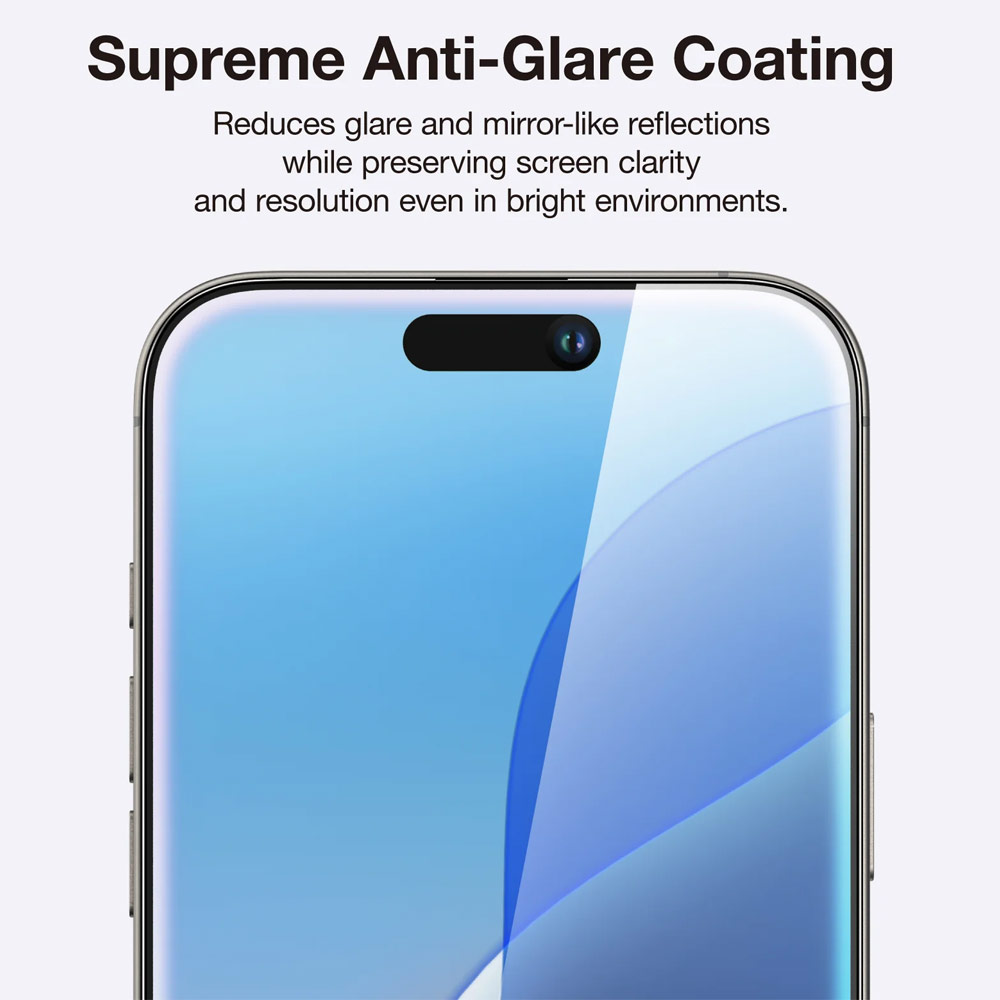 Picture of Apple iPhone 16 6.1 | Amazingthing Radix Supreme Fully Covered Tempered Glass for iPhone 16 6.1 (Ultra Clear)