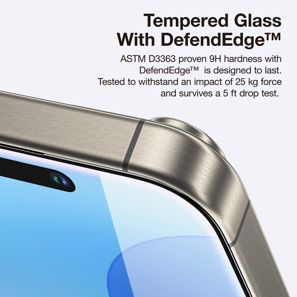 Picture of Apple iPhone 16 6.1 | Amazingthing Radix Supreme Fully Covered Tempered Glass for iPhone 16 6.1 (Ultra Clear)