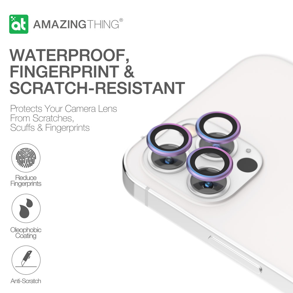 Picture of Apple iPhone 12 6.1  | AmazingThing SupremeGlass Lens Glass Camera Lens Protector Protection Tempered Glass for Apple iPhone 12 Mini 5.4 iPhone 12 6.1 (Blue)