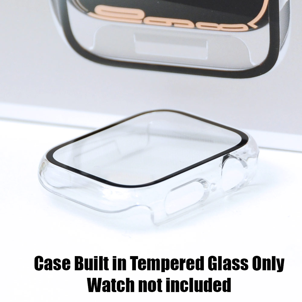 Picture of Apple Watch 41mm Case | Amazingthing Marsix Hybrid Series Case with High Sensitivity Touch 9H Tempered Glass for Apple Watch 41mm (Clear)