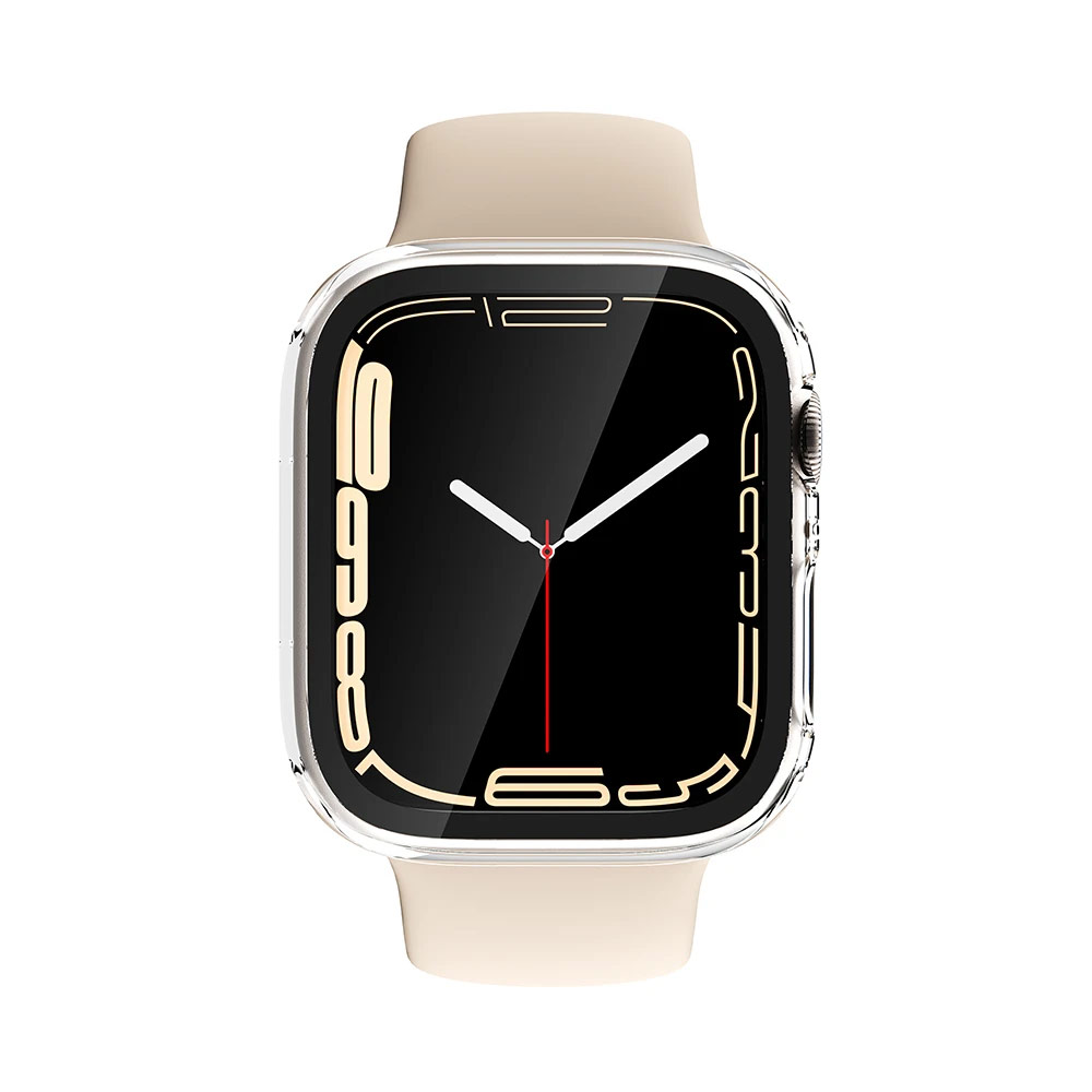 Picture of Apple Watch 41mm Case | Amazingthing Marsix Hybrid Series Case with High Sensitivity Touch 9H Tempered Glass for Apple Watch 41mm (Clear)