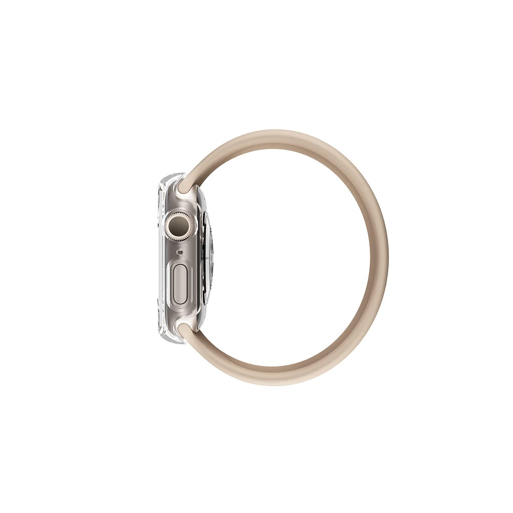 Picture of Apple Watch 41mm Case | Amazingthing Marsix Hybrid Series Case with High Sensitivity Touch 9H Tempered Glass for Apple Watch 41mm (Clear)