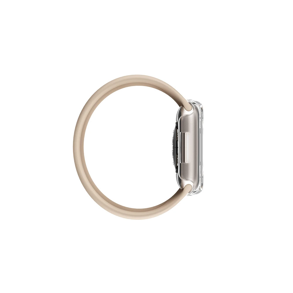 Picture of Apple Watch 41mm Case | Amazingthing Marsix Hybrid Series Case with High Sensitivity Touch 9H Tempered Glass for Apple Watch 41mm (Clear)