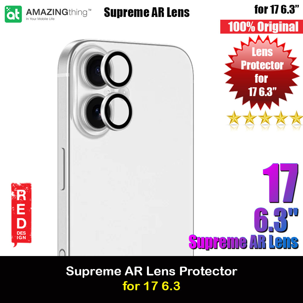 Picture of Amazingthing Supreme AR Lens Glass Aluminum Tempered Glass Lens Protector for iPhone 17 6.3  (2PCS Silver) Apple iPhone 17 6.3- Apple iPhone 17 6.3 Cases, Apple iPhone 17 6.3 Covers, iPad Cases and a wide selection of Apple iPhone 17 6.3 Accessories in Malaysia, Sabah, Sarawak and Singapore 