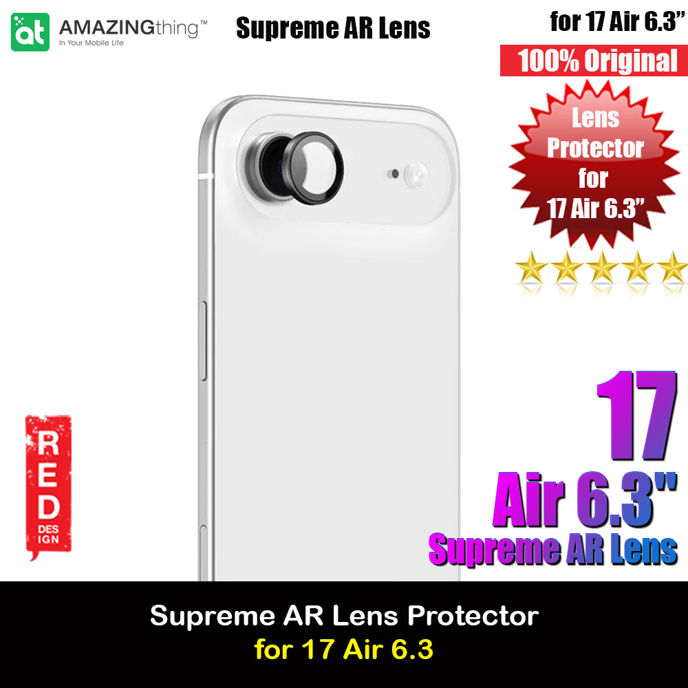 Picture of Amazingthing Supreme AR Lens Glass Aluminum Tempered Glass Lens Protector for iPhone 17 Air 6.5  (1PCS Black) Apple iPhone Air 6.5- Apple iPhone Air 6.5 Cases, Apple iPhone Air 6.5 Covers, iPad Cases and a wide selection of Apple iPhone Air 6.5 Accessories in Malaysia, Sabah, Sarawak and Singapore 