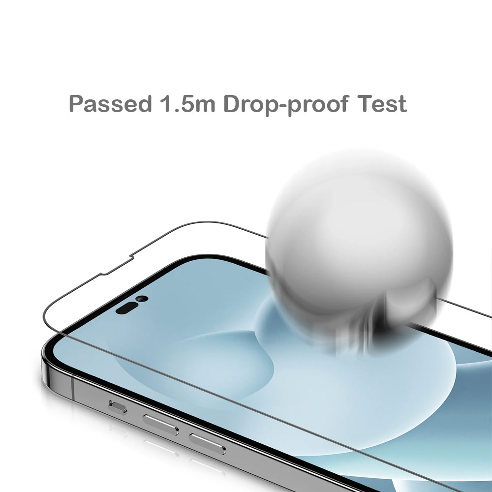 Picture of Apple iPhone 14 Pro Max 6.7  | AMAZINGThing 2.75D Radix Fully Covered Tempered Glass for iPhone 14 Pro Max 6.7 (HD Clear)