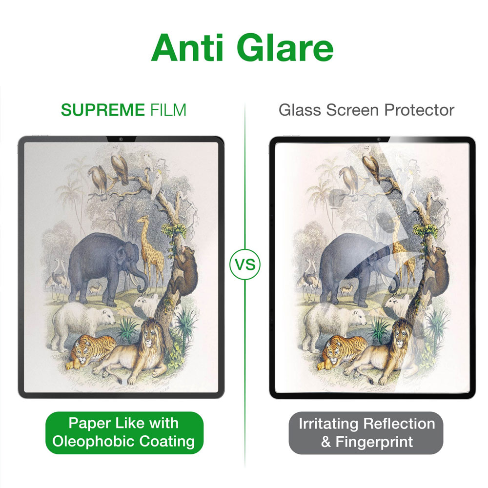 Picture of Apple iPad 10.2 7th gen 2019 Screen Protector | Amazingthing Supreme Film Tailored Make for Digital Artist Anti Glare Matte Drawing Film Paper Like Screen Protector for Apple iPad 10.2 2019 2020