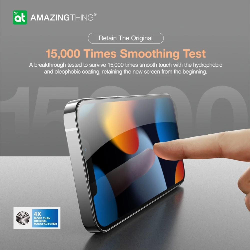 Picture of Apple iPhone 13 Pro Max 6.7 | AMAZINGThing 2.75D Radix Fully Covered Tempered Glass for iPhone 13 Pro Max 6.7 (Privacy Anti View)