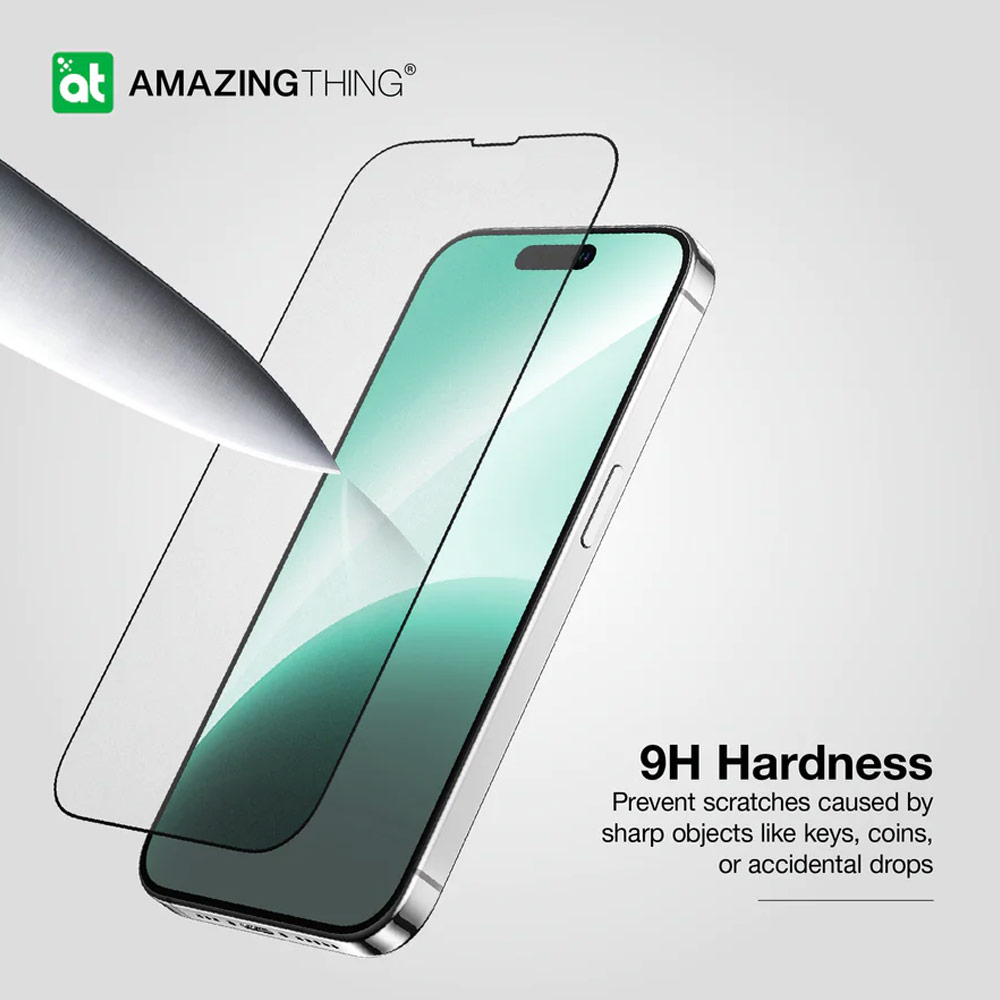 Picture of Apple iPhone 15 Plus 6.7  | Amazingthing Radix Fully Covered Tempered Glass for iPhone 15 Plus 6.7 (Matte Anti Glare)