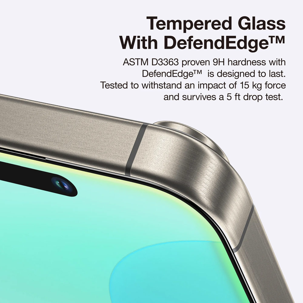 Picture of Apple iPhone 16 Pro Max 6.9  | Amazingthing Radix Supreme Matte Anti Glare Fully Covered Tempered Glass for iPhone 16 Pro Max 6.9 (Matte Anti Glare)