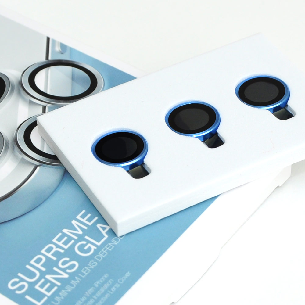 Picture of Apple iPhone 13 Pro 6.1  | AmazingThing SupremeGlass Lens Glass Camera Lens Protector Protection Tempered Glass for Apple iPhone 13 Pro 6.1 (Blue 3pcs)