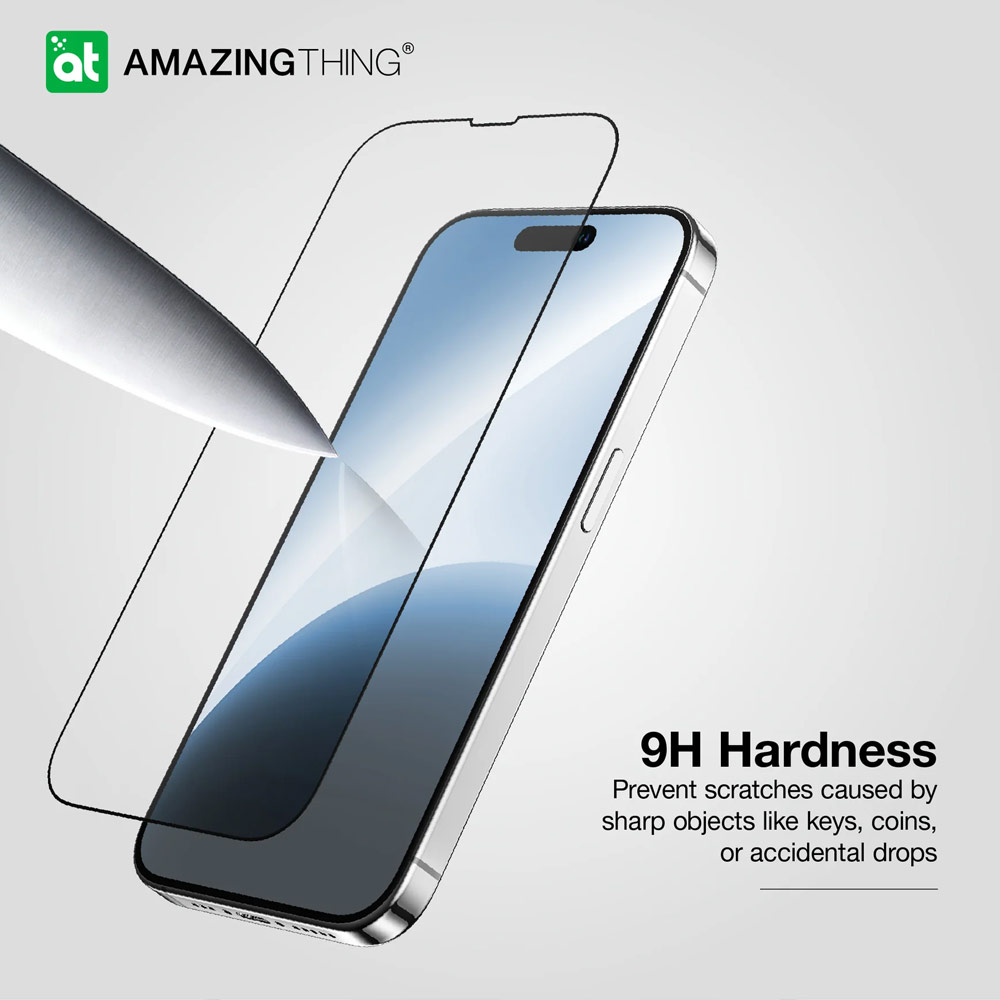 Picture of Apple iPhone 15 Plus 6.7  | Amazingthing Radix Fully Covered Tempered Glass for iPhone 15 Plus 6.7 (HD Ultra Clear)