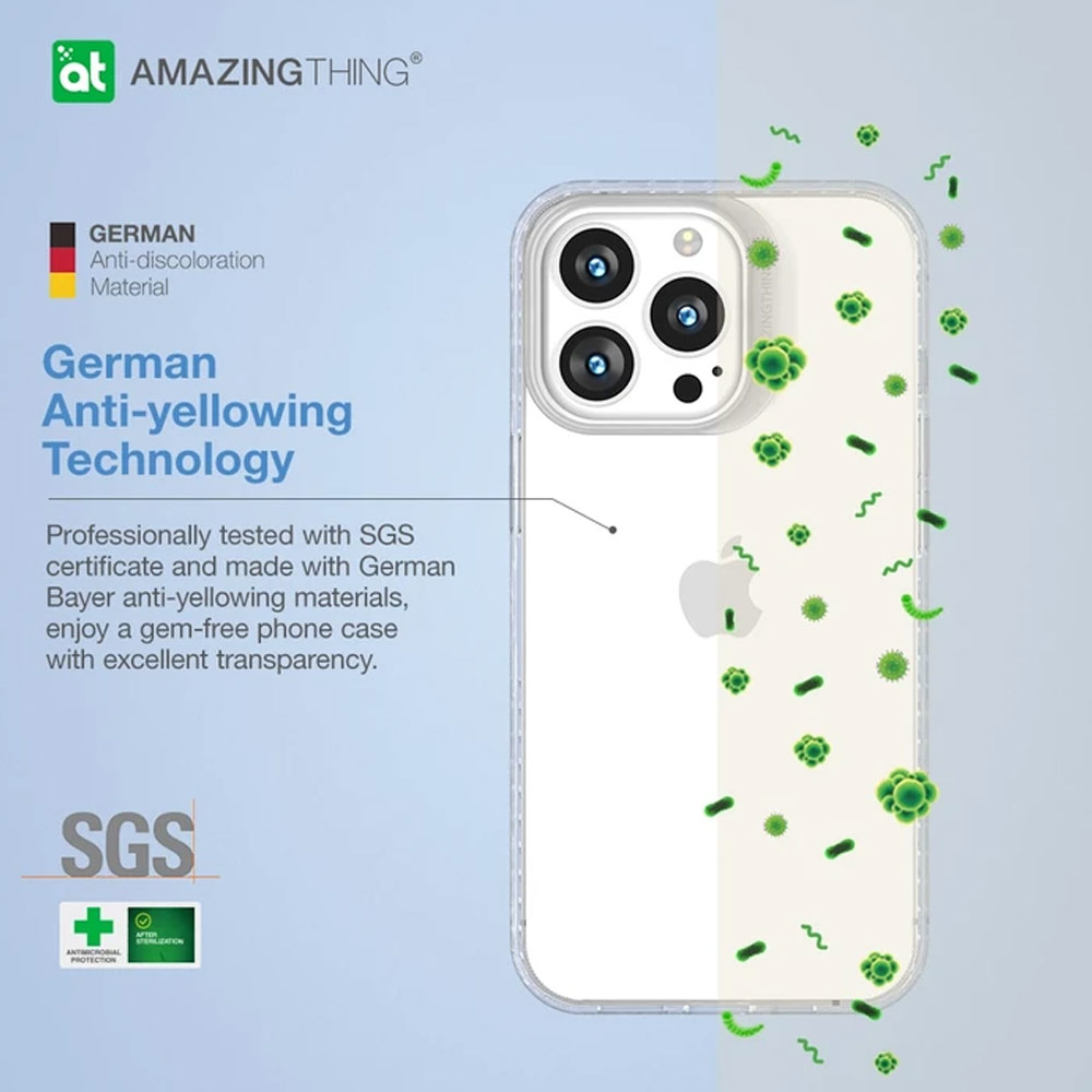 Picture of Apple iPhone 13 Pro 6.1 Case | Amazingthing TITAN PRO Drop Proof Case for iPhone 13 Pro 6.1 (Galaxy Black)