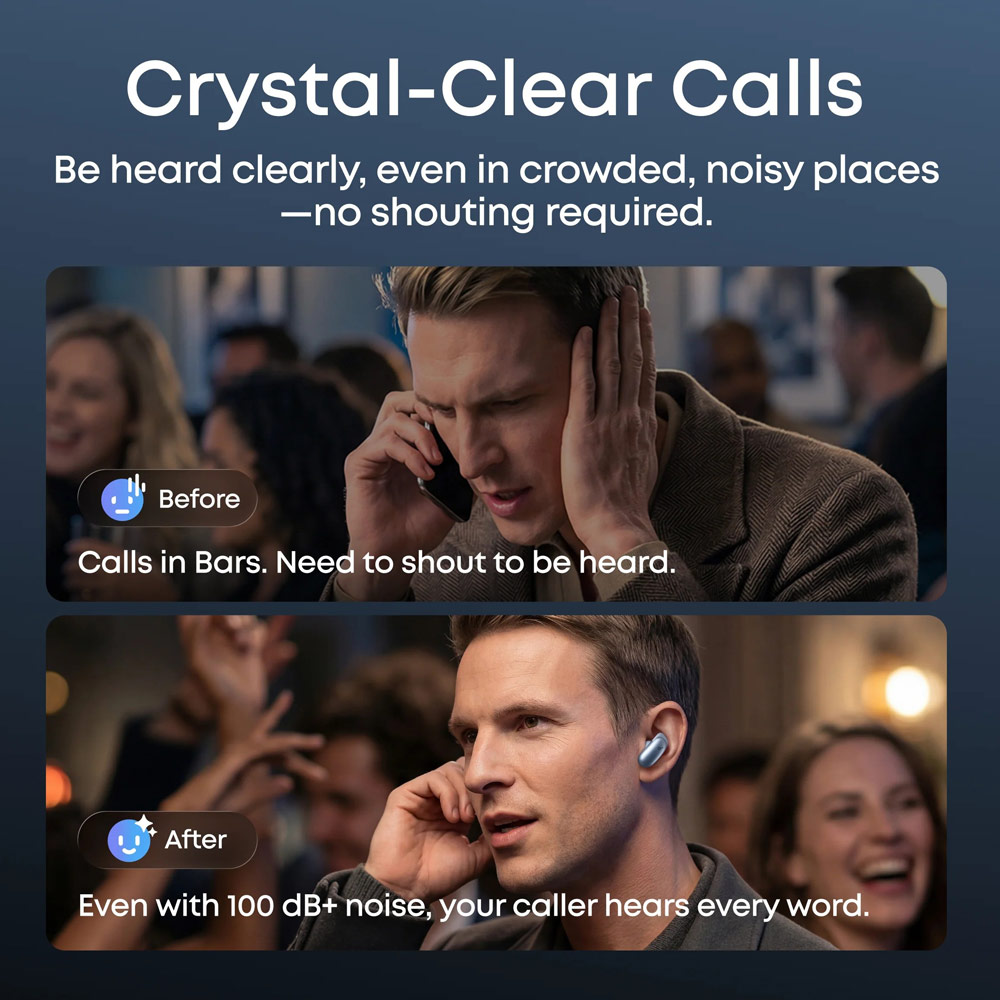 Picture of Soundcore by Anker Liberty 5 Pro ANC Wireless Earbuds Guinness World Records Clearest Clear Calls Adaptive Noise Cancelling LDAC Hi-Res Audio TWS Earbuds (Rose Gold)