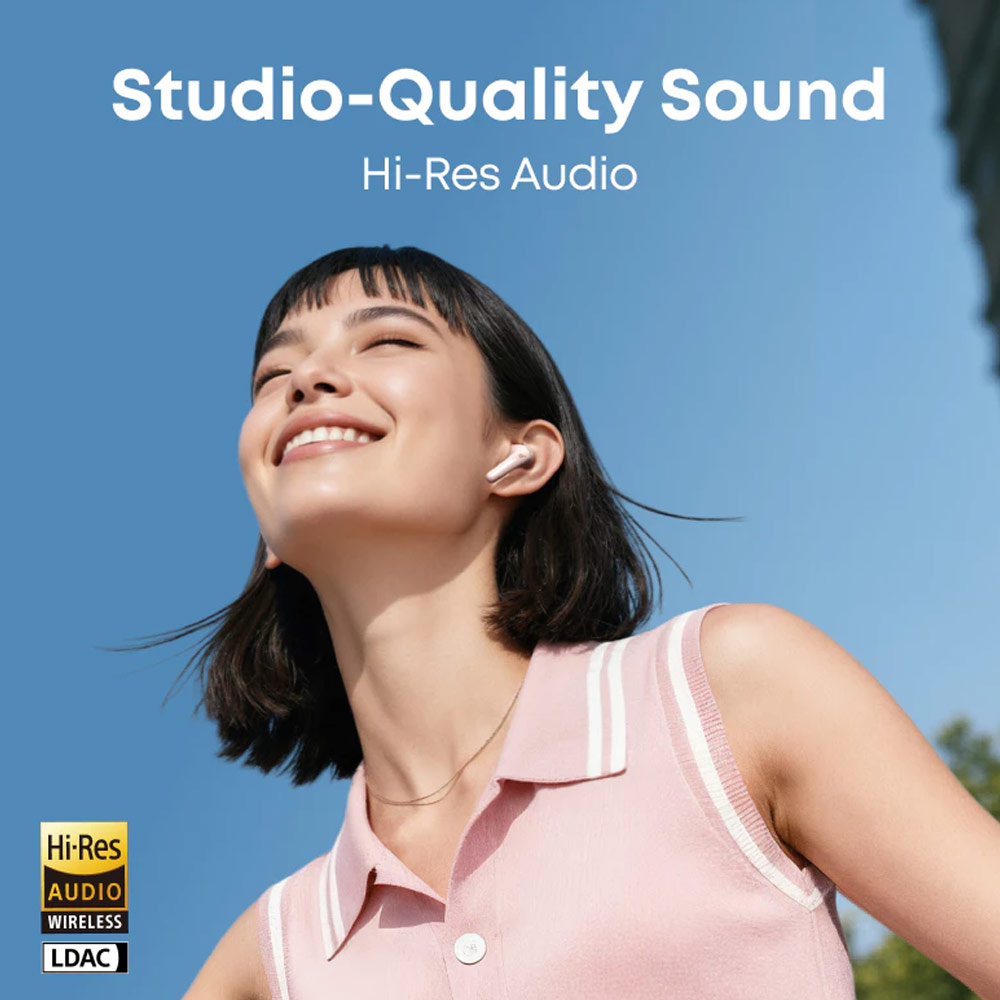 Picture of Soundcore by Anker R60i NC Wireless Earbuds -52dB Adaptive Noise-Cancelling Hi-Res Clarify Sound AI Assistant 50Hours (White)