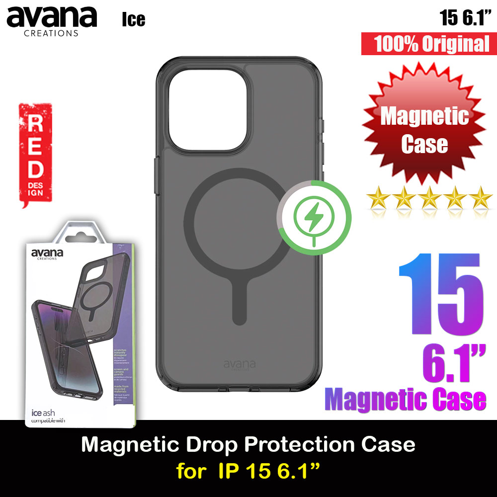 Picture of Avana Ice Series Magnetic Drop Protection Transparent Case for Apple iPhone 15 6.1 (Ice Smoke) Apple iPhone 15 6.1- Apple iPhone 15 6.1 Cases, Apple iPhone 15 6.1 Covers, iPad Cases and a wide selection of Apple iPhone 15 6.1 Accessories in Malaysia, Sabah, Sarawak and Singapore 