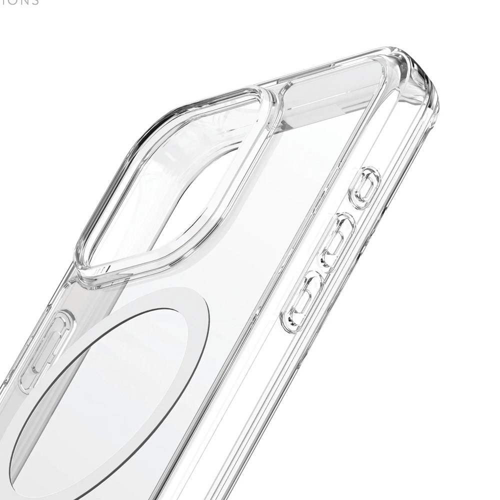 Picture of Apple iPhone 15 Pro Max 6.7 Case | Avana Ice Series Magnetic Drop Protection Transparent Case for Apple iPhone 15 Pro Max 6.7 (Ice Clear)