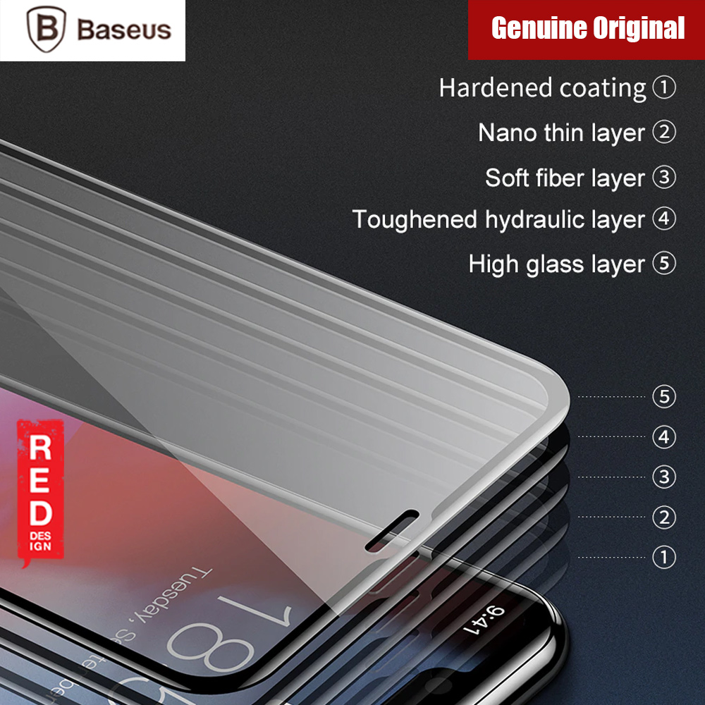 Picture of Apple iPhone XR | Baseus 3D Full Coverage Tempered Glass for Apple iPhone XR iPhone 11 6.1" (Black)