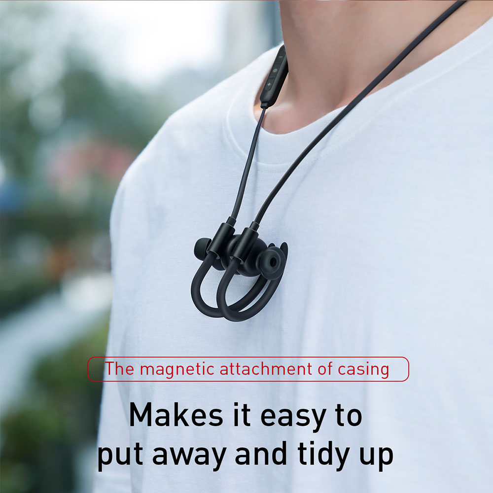 Picture of Baseus Bluetooth Wireless In Ear Headphone Compatible with IOS Android (Black)