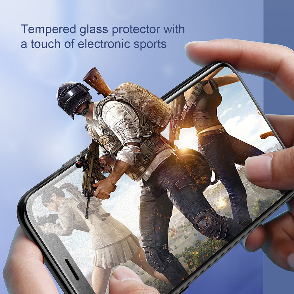 Picture of Apple iPhone 11 Pro 5.8 | Baseus Full Coverage Gaming Tempered Glass for Apple iPhone XS iPhone 11 Pro 5.8" (Matte Surface)