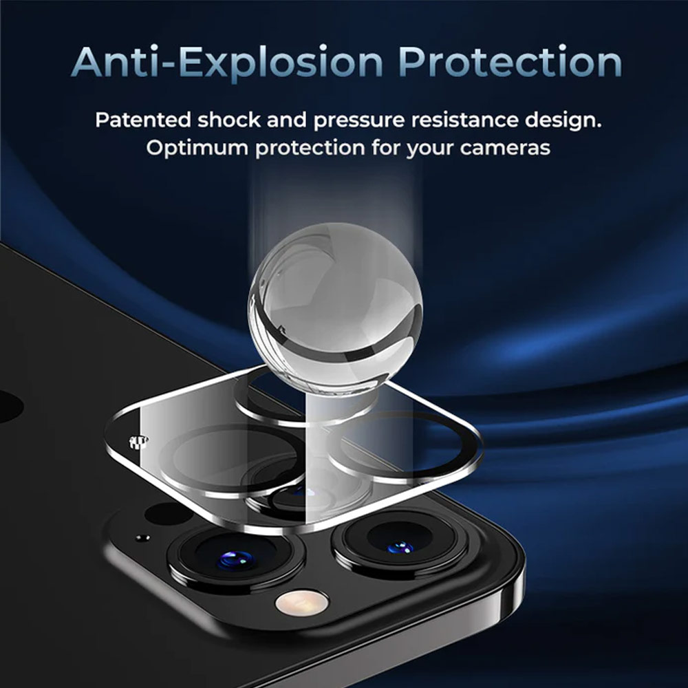 Picture of Apple iPhone 14 Pro Max 6.7 | Benks 9H Tempered Glass Lens Protector for iPhone 14 Pro iPhone 14 Pro Max (Clear)