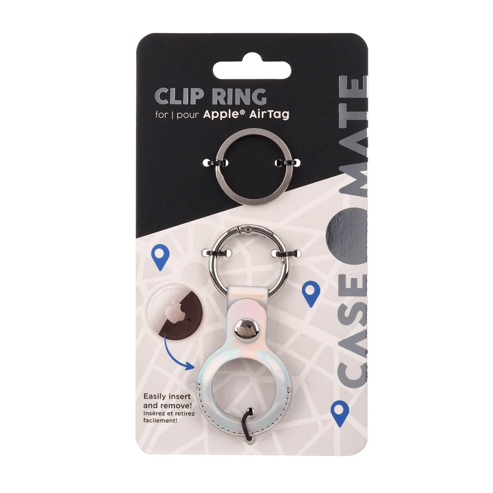 Picture of Apple Air Tag  | Case-Mate Case Mate Keychain Case Protective Cover Case Keyring Design for Apple AirTag (Iridescent)