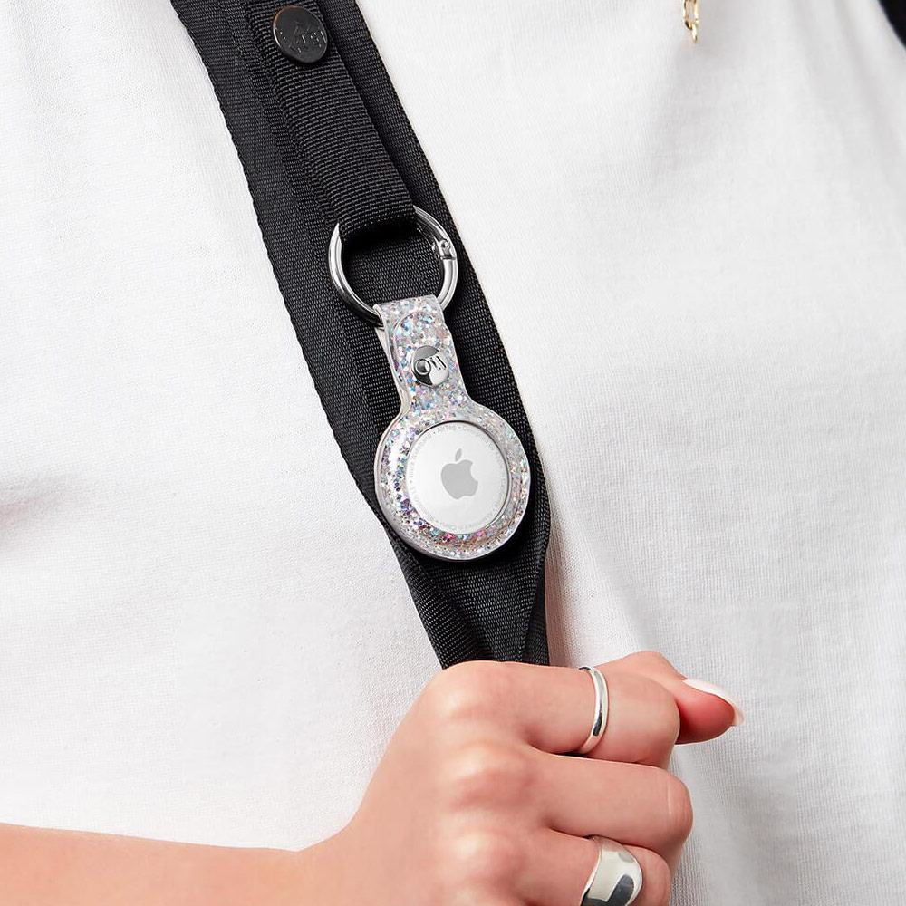 Picture of Apple Air Tag  | Case-Mate Case Mate Keychain Case Protective Cover Case Keyring Design for Apple AirTag (Sparkle)