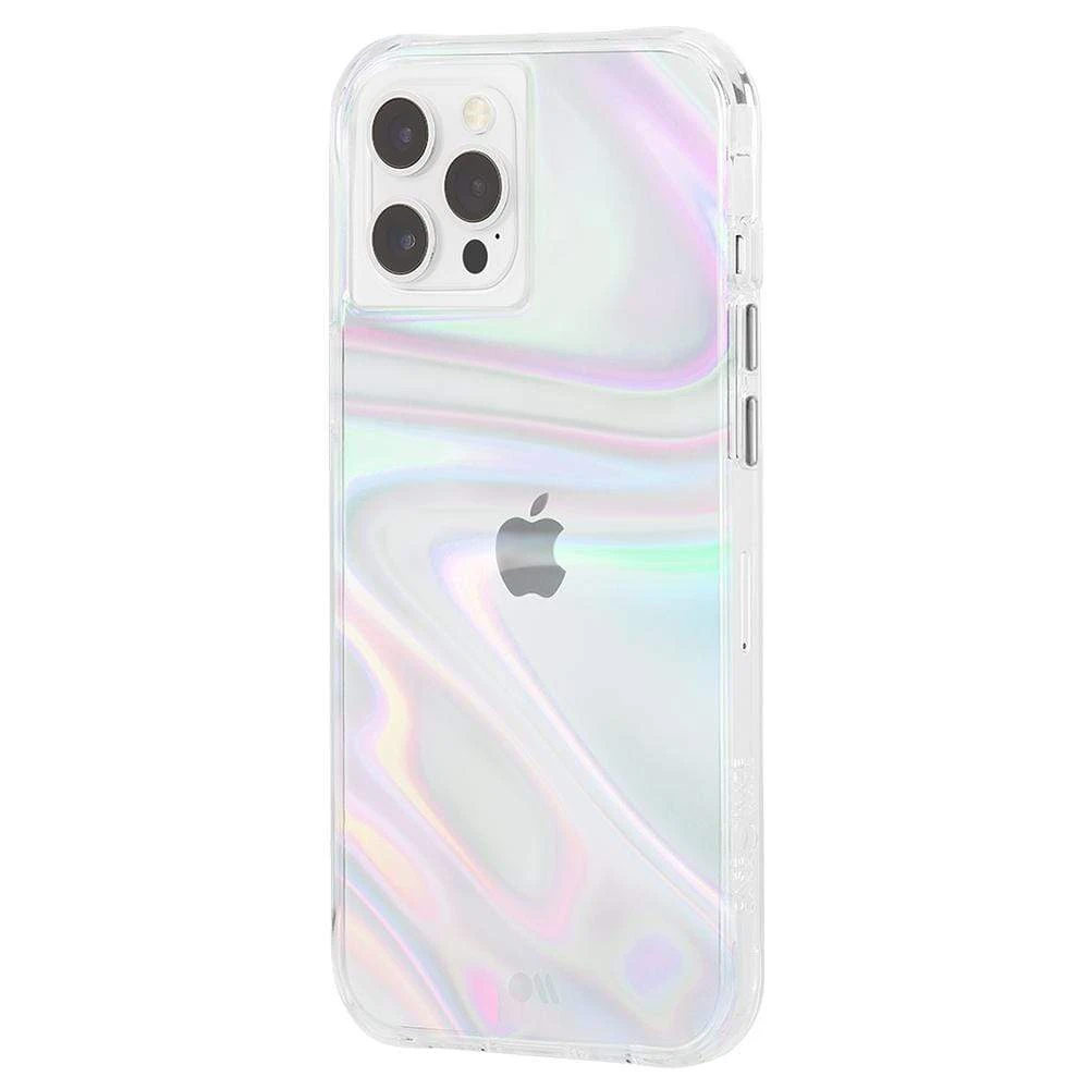 Picture of Apple iPhone 13 Pro Max 6.7  | Case Mate Case-Mate Soap Bubble Protection Case for iPhone 13 Pro Max 6.7 (Iridescent)