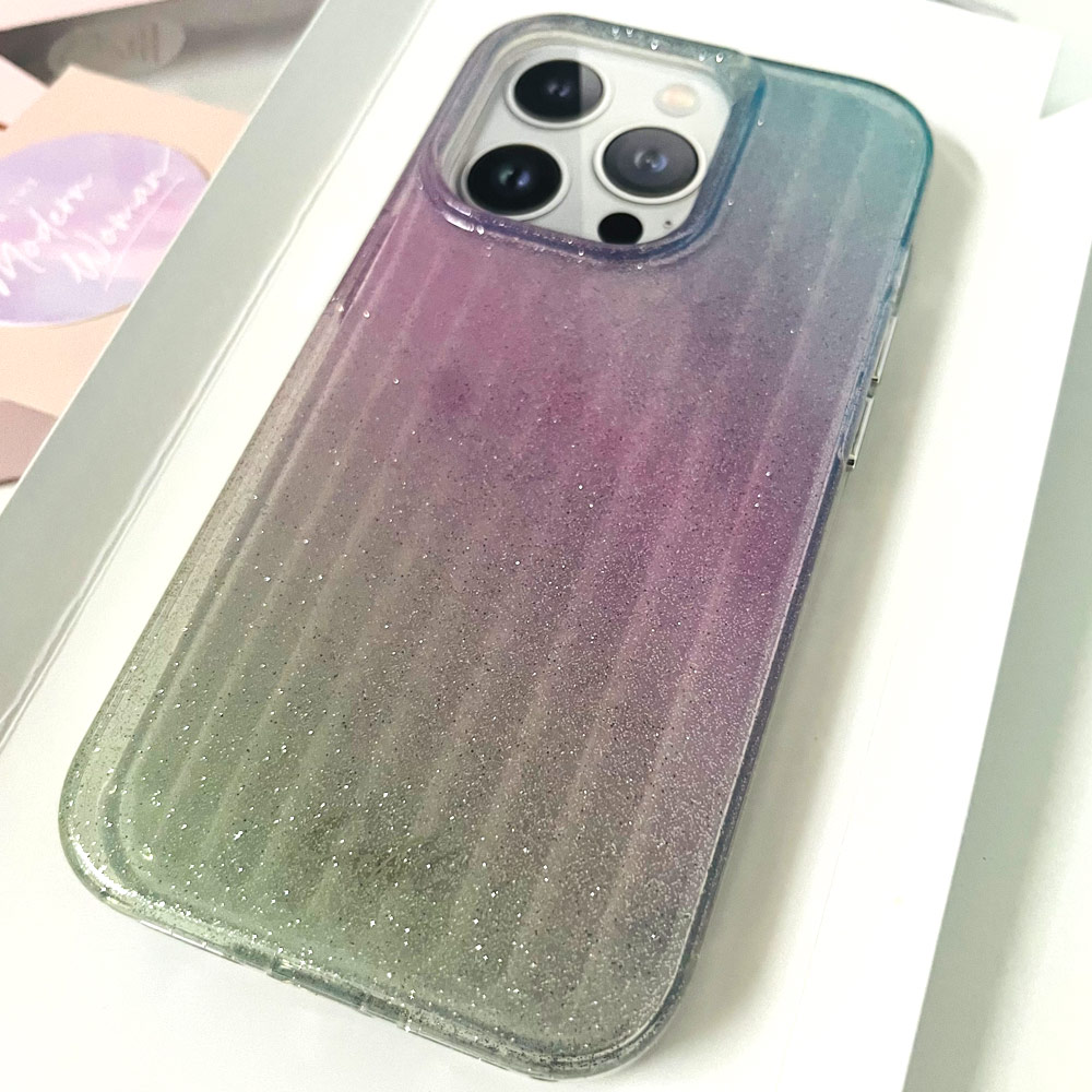 Picture of Apple iPhone 14 Plus 6.7 Case | Coehl Linear Glitter Crystals Drop Protection Case Design for Modern Women Girl for iPhone 14 Plus 6.7 (Stardust)