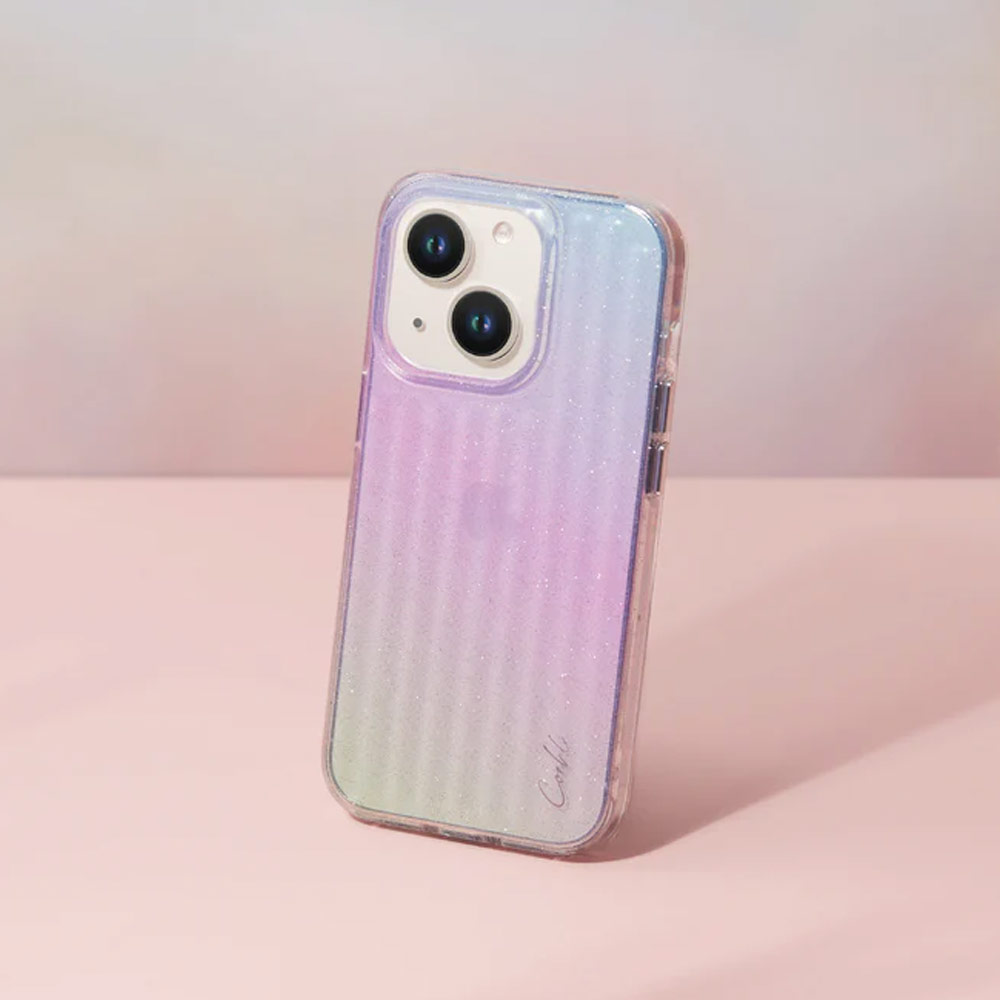 Picture of Apple iPhone 14 Plus 6.7 Case | Coehl Linear Glitter Crystals Drop Protection Case Design for Modern Women Girl for iPhone 14 Plus 6.7 (Stardust)