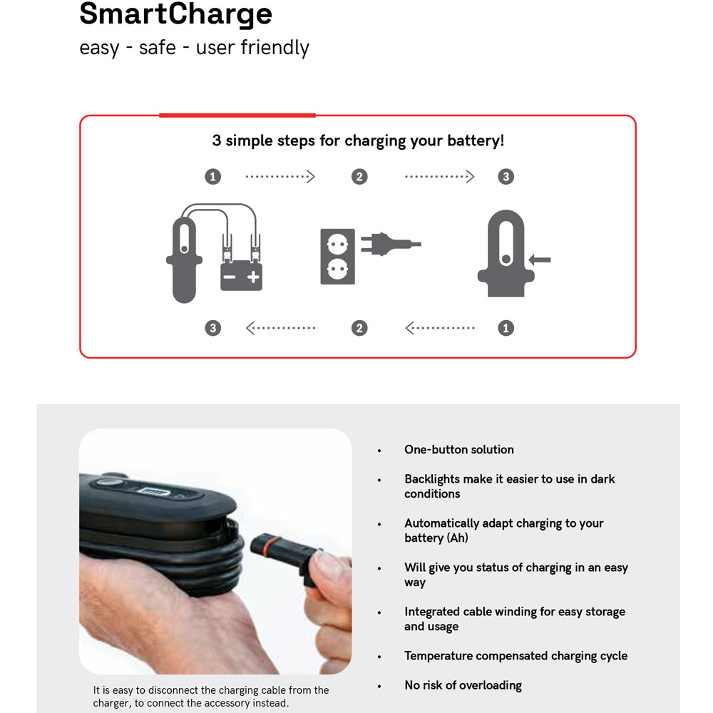 Picture of DEFA Smart Charger 6A Li Simple Safe Easy Smart Battery Charger